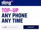 50% Off On Online Recharge Using Ding