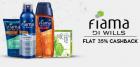 Flat 35% Cashback on Fiama Di Wills