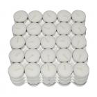 Nanki Trades Wax Tea Light Candle (White, Set of 100, 3 Hours Burn Time)