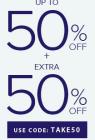 Upto 50% + Extra 50% Off!