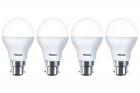 Philips Base B22 9-Watt LED Bulb (Pack of 4, Cool Day Light)