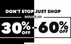 30%-60%off on all Lifestyle products