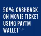 50% Cashback On Movie Ticket Using Paytm Wallet