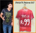 Freedom Sale Tshirts @ Rs 99 Only