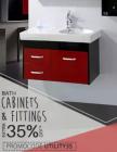 Upto 50% off + extra 35% off on Bathroom fixtures & cabinets from Cipla Plast, Nilkamal