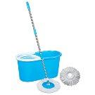 Primeway Pw266Me Double Driver Economy 360 Rotating Magic Mop & Bucket + 2 Microfiber Mop Heads