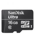 SanDisk 16GB UHS-I 30MB/s Class 10 Ultra Micro SDHC Card