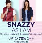 Winter Wears at Up to 70 % Off  (Valid Sitwide)