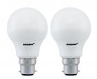 Instapower Base B22 9-Watt LED Bulb (Cool Day Light and Pack of 2)