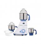 Preethi Blue Leaf Diamond 750-Watt Mixer Grinder with 3 Jars, Blue/White