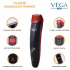 VEGA T-Look Beard Trimmer (VHTH-10), Black