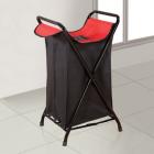 Swayam Solid Long Frame Laundry Bag Red And Black