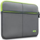AirCase 14-Inch Laptop Sleeve, Premium, Designer, Suave, 6-MultiUtility Pockets (Grey)