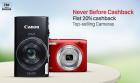 FLAT 20% CASHBACK ON TOP- SELLING CAMERAS