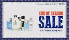 Perfumes at Flat 50% Cashback