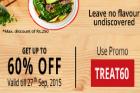 Upto 60 % off on local deals (till 27th Sept)