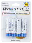 Photron High Performance AA Alkaline Battery 4 Pack