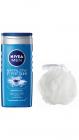 Nivea For Men Shower Gel Vitality Fresh 250 ml (Free Loofah)