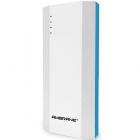 Ambrane P-1111 10000mAH Power Bank (White-Blue)