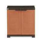 Nilkamal Freedom 09 Mini Shoe Cabinet (Rust and Weather Brown)