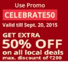 Get 50% Off On All Local Deal