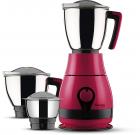 Butterfly Pebble 600-Watt Mixer Grinder with 3 Jars (Pink)