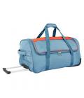 Safari Fabric 49 cms Teal Softsided Suitcase (Grid-RDFL-65-TEAL)