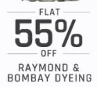 Bombay Dyeing & Raymond 55% Off