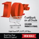 10% Cash Back On All Deals