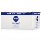 Nivea Creme Soft creme Soap ,125gm (Pack of 4)