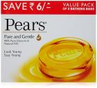 Pears Pure and Gentle Bathing Bar, 125g (Pack of 3)