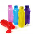 Cello Aqua Cool Polypropylene Bottle Set, 1 Litre, Set of 5, Multicolour