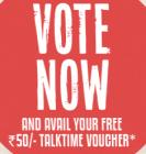 Give Your Vote & Win Rs. 50 Cashback on Rs. 50 Freecharge coupon