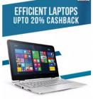 Laptops Extra upto 20% Cashback