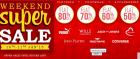 Weekend Super Sale--Upto 80% Off on Clothing, Footwear & Accessories