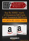 Rs. 250 Gift card free with a Gift Card of Rs. 5000