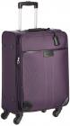 American Tourister Classic Polyester 62 cms Purple Soft Sided Suitcase (AT CLASSIC SPINNER 62CM PURPLE)