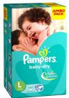 Pampers Baby Dry Large Size Diapers (60 Count) - Jumbo Pack
