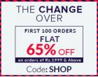 Flat 65% off omn Rs. 1799