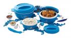 Cello Cuisine Plastic Casserole Gift Set, 3-Pieces, Blue