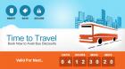 Flat Rs 100 off on Bus Booking on Minimum booking value Rs.750