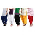 Boosah Pack Of 5 - Premium Patiala Salwar Pat_ c5_ 22, multicolor