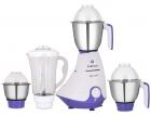 Singer Gracy Plus 750 Watts 4 Jar Mixer Grinder with Copper Motor (White & Purple)