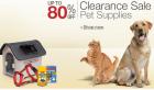 UP TO 80% OFF PET SUPPLIES