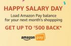 Get 10% Cashback (Max Rs. 500) on Loading Rs. 500 or More