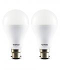 Wipro 12W LED Bulb 6500K (Cool Day Light) - (Pack Of 2)