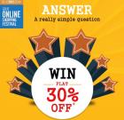 Win Flat 30% Off coupon