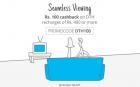 Rs 100 Cashback on DTH Recharge of Rs. 400