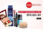 Beauty & personal care upto 60% Off