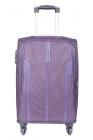 Safari Mach Fabric 58 cms Purple Softsided Carry-On (MACH 4W 55 4 Wheel Trolley Case)